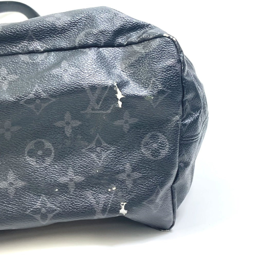 Louis Vuitton M43417 Eclipse Hiroshi Fujiwara Monogram Canvas Black Tote Bag