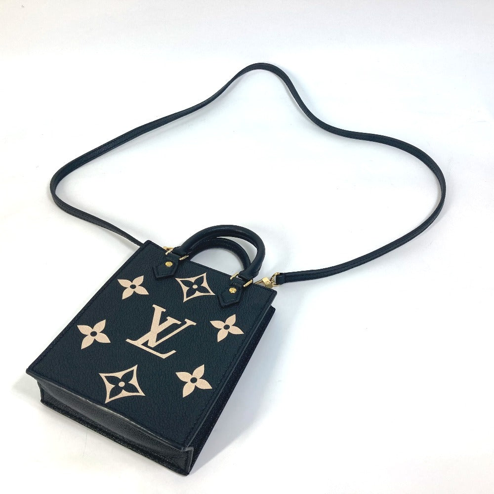 Louis Vuitton M81416 Ann Platt Ann Platt Monogram Leather Black Shoulder Bag