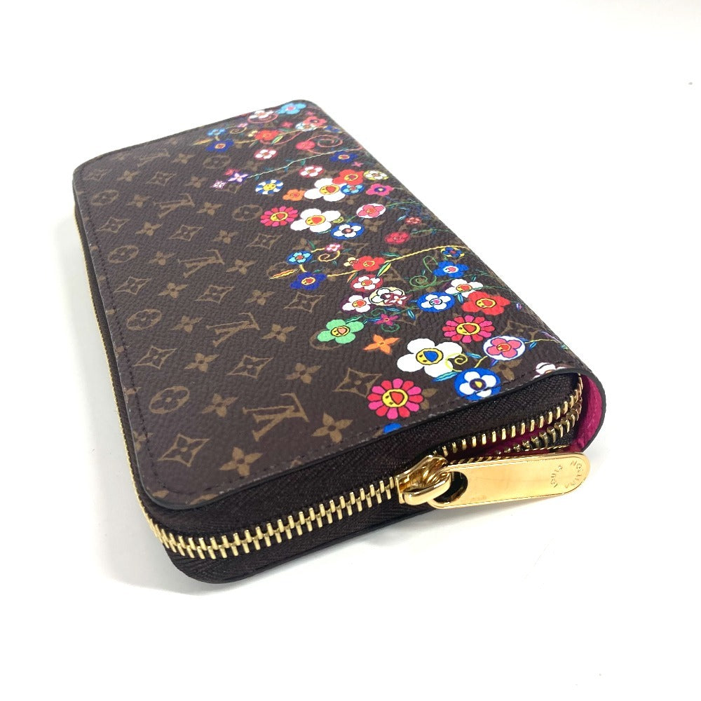 Louis Vuitton Long Purse M14162 × TM Monogram Canvas Brown Wallet Case