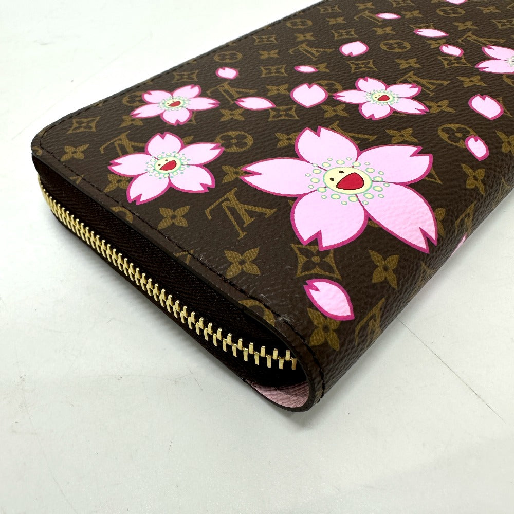 Louis Vuitton Long Purse M13433 Takashi Murakami Monogram Canvas Brown Wallet Case