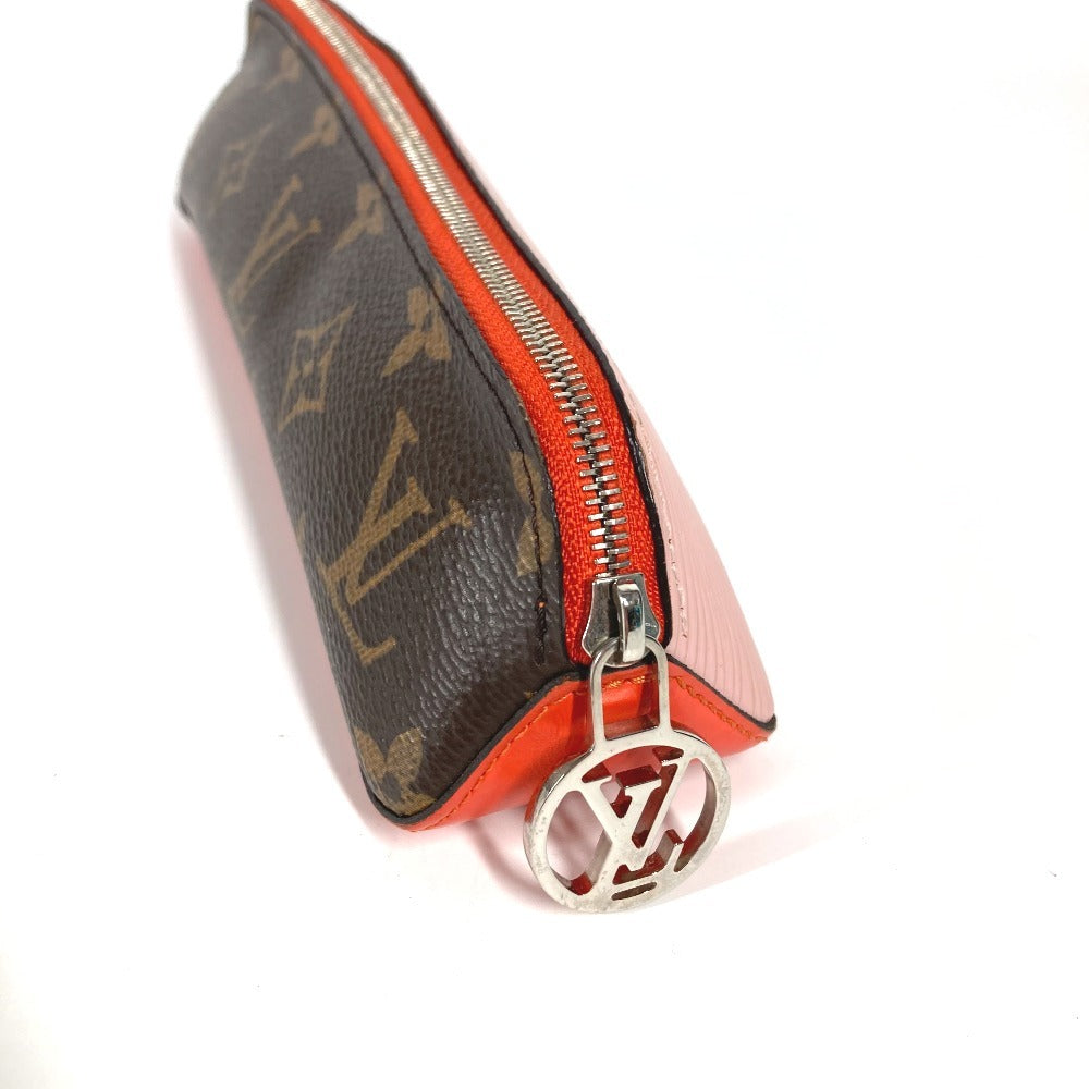Louis Vuitton pencil Epi Truth Elizabeth Monogram Leather Canvas Pink Handbag
