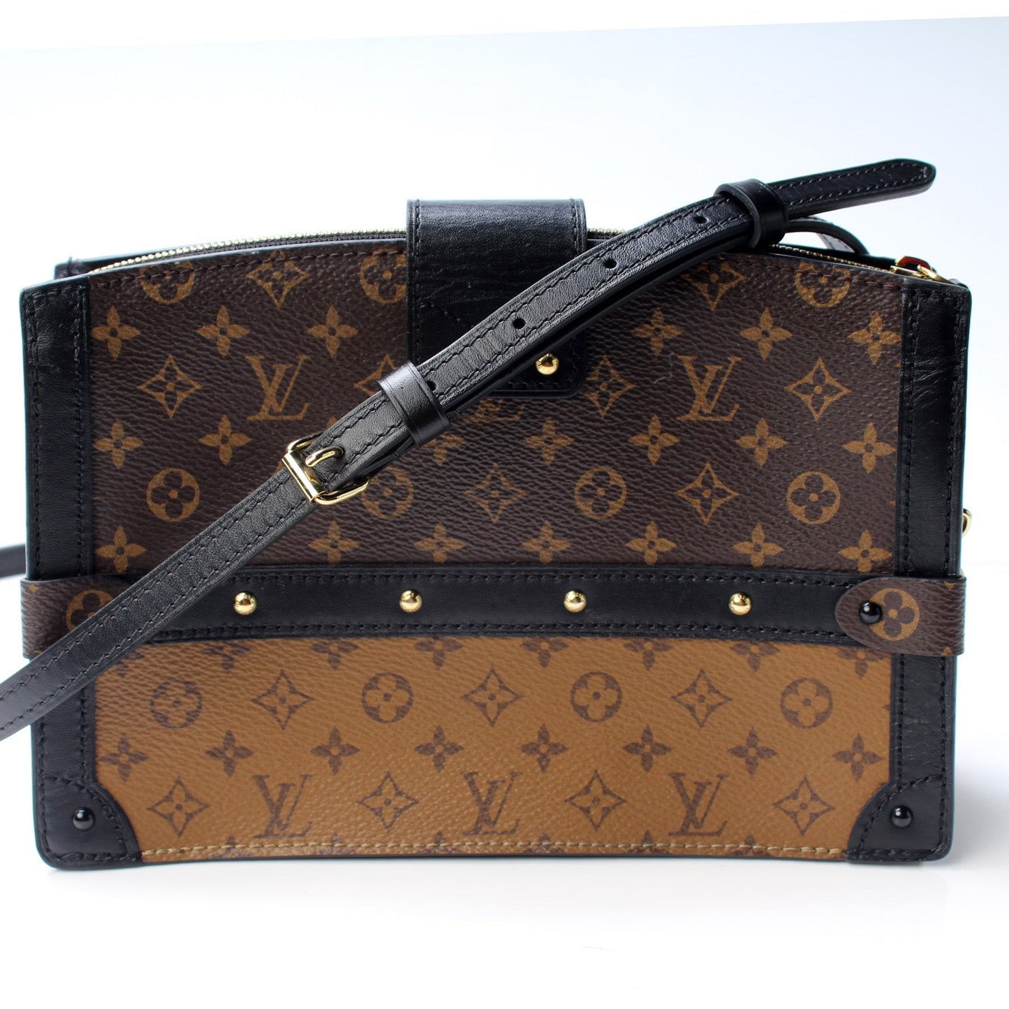 Louis Vuitton Trunk Reverse Monogram Clutch Bag