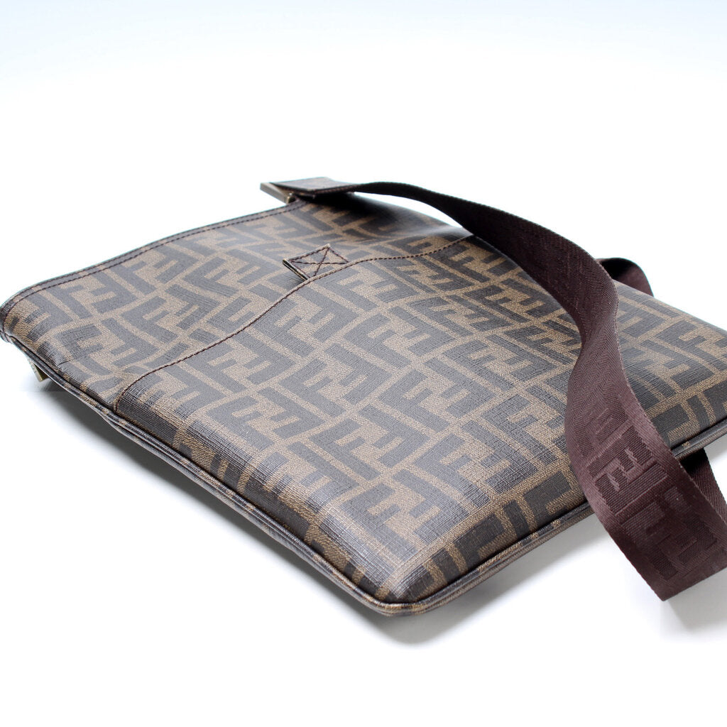 Fendi 7Va207 Spalmati Zucca Messenger Bag
