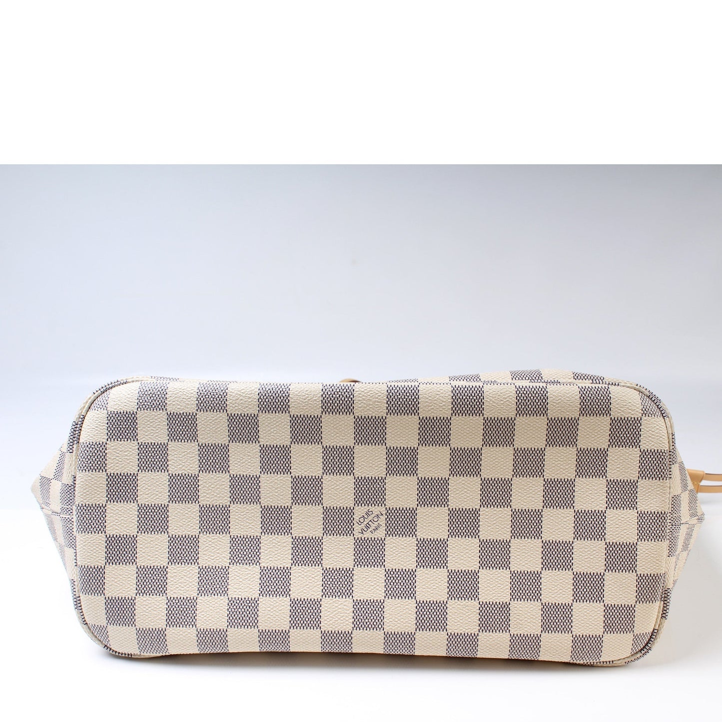Louis Vuitton Neverfull MM Azur Damier Tote Bag Azur 36