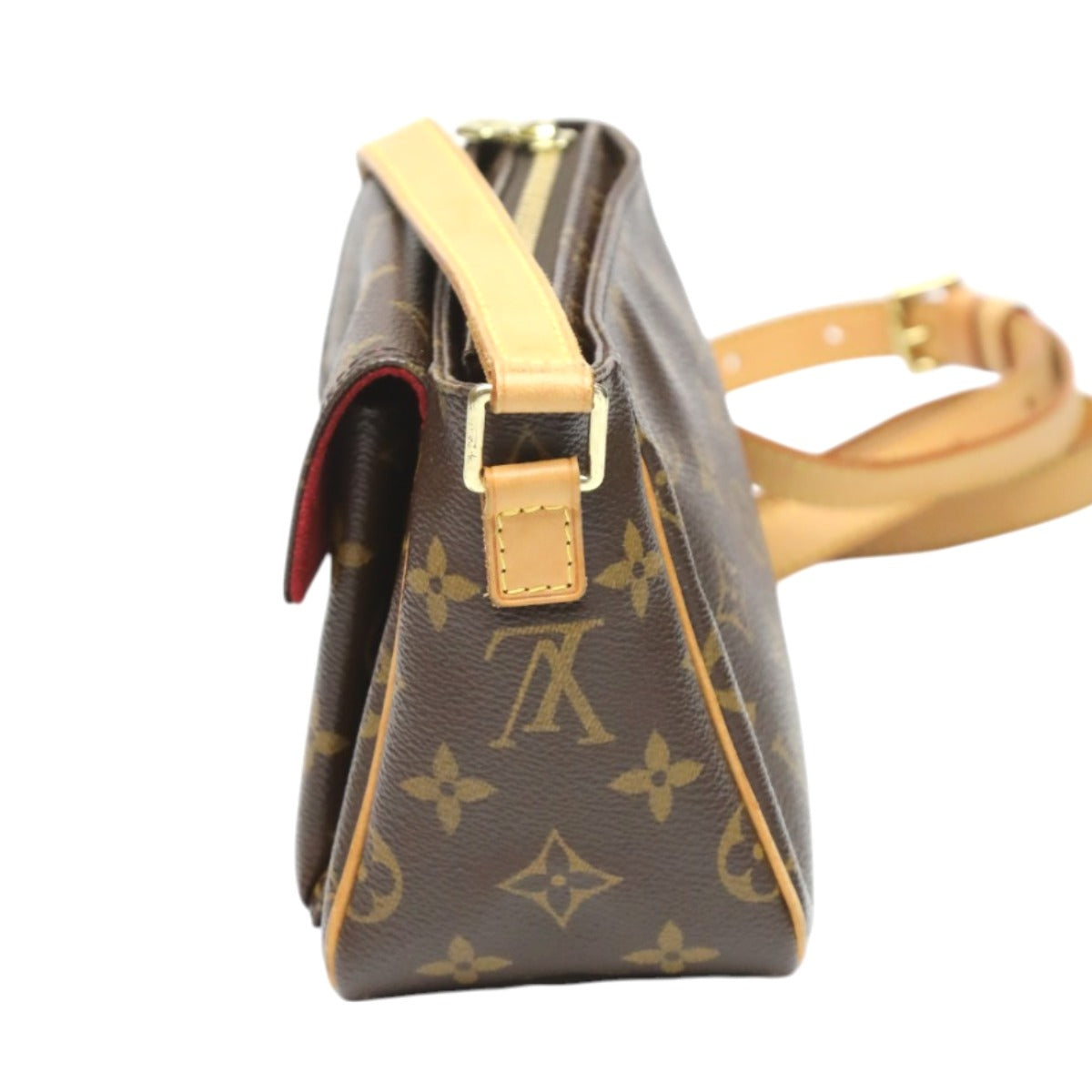 Louis Vuitton M51165 Viva Cite PM Monogram Canvas Brown Shoulder Bag