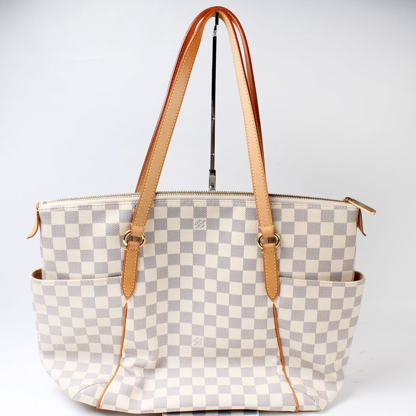 Louis Vuitton Totally Azur MM Damier Handbag Damier Azur