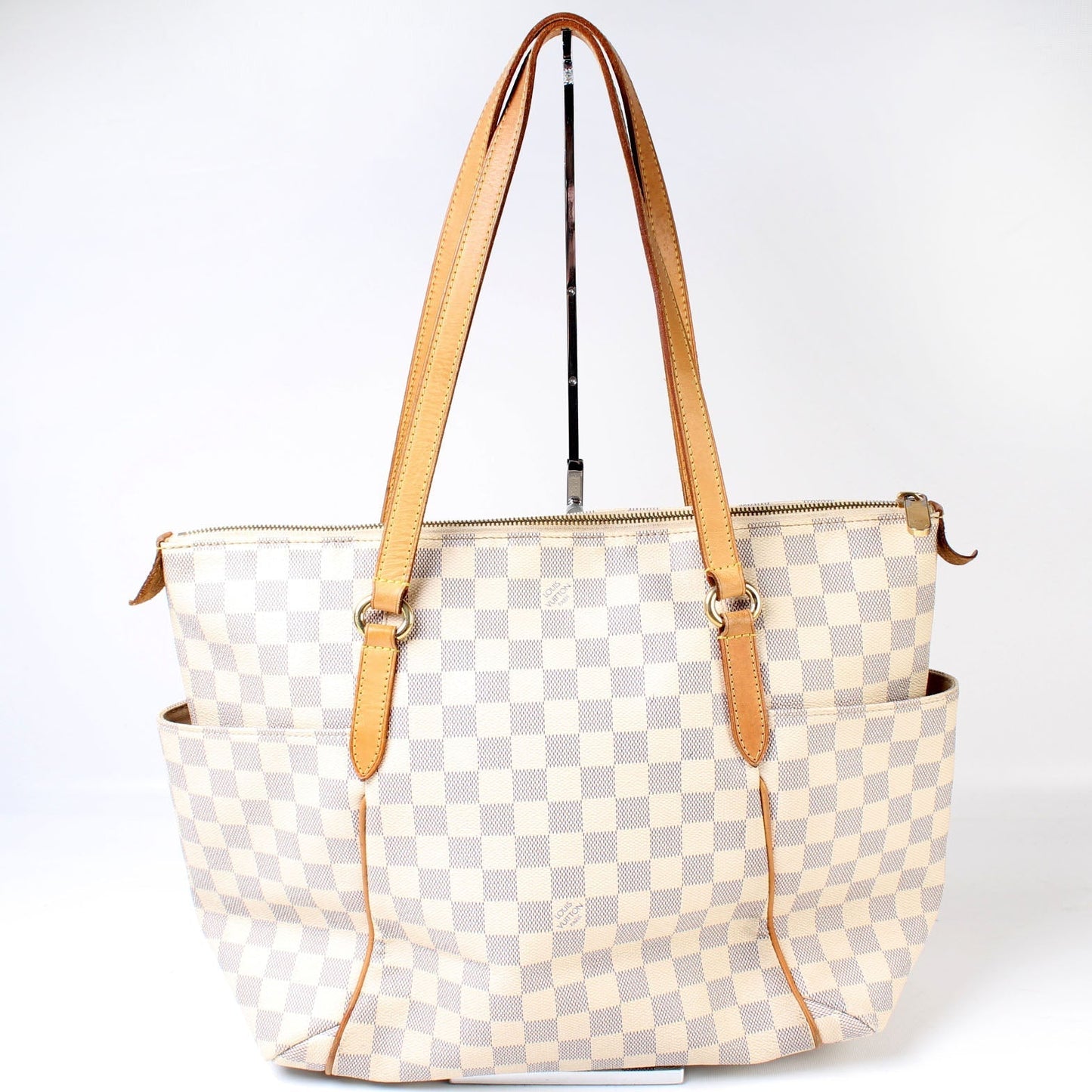 Louis Vuitton Totally Azur MM Damier Handbag Azur 4