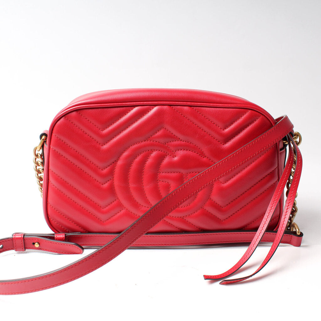 Gucci Marmont Camera Leather Small Crossbody Bag Camera 16