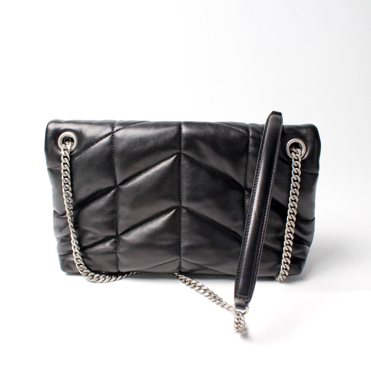 YSL Saint Laurent Puffer Bag Lambskin Quilted Small Travel Bag Small Lambskin 577477