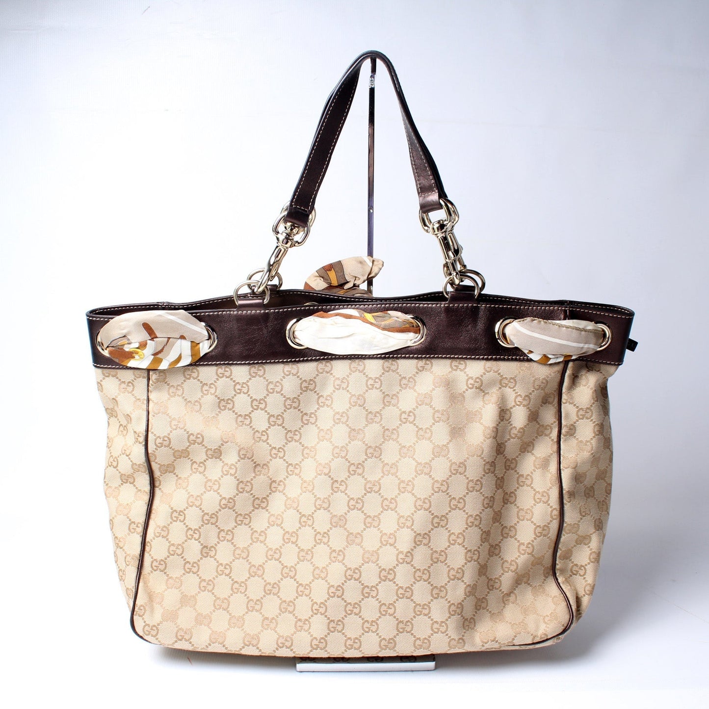 Gucci GG Positano Canvas Tote Bag