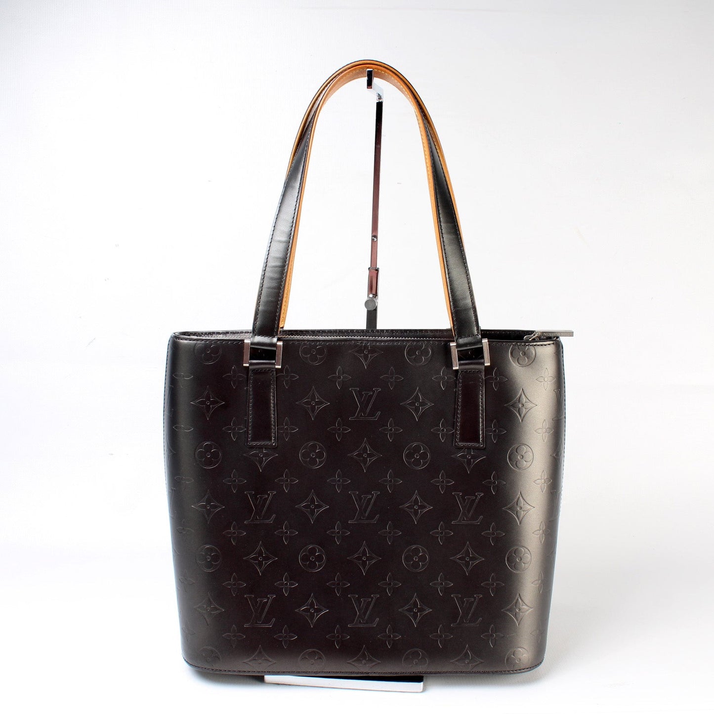 Louis Vuitton Stockton Mat Monogram Leather Handbag Leather 5