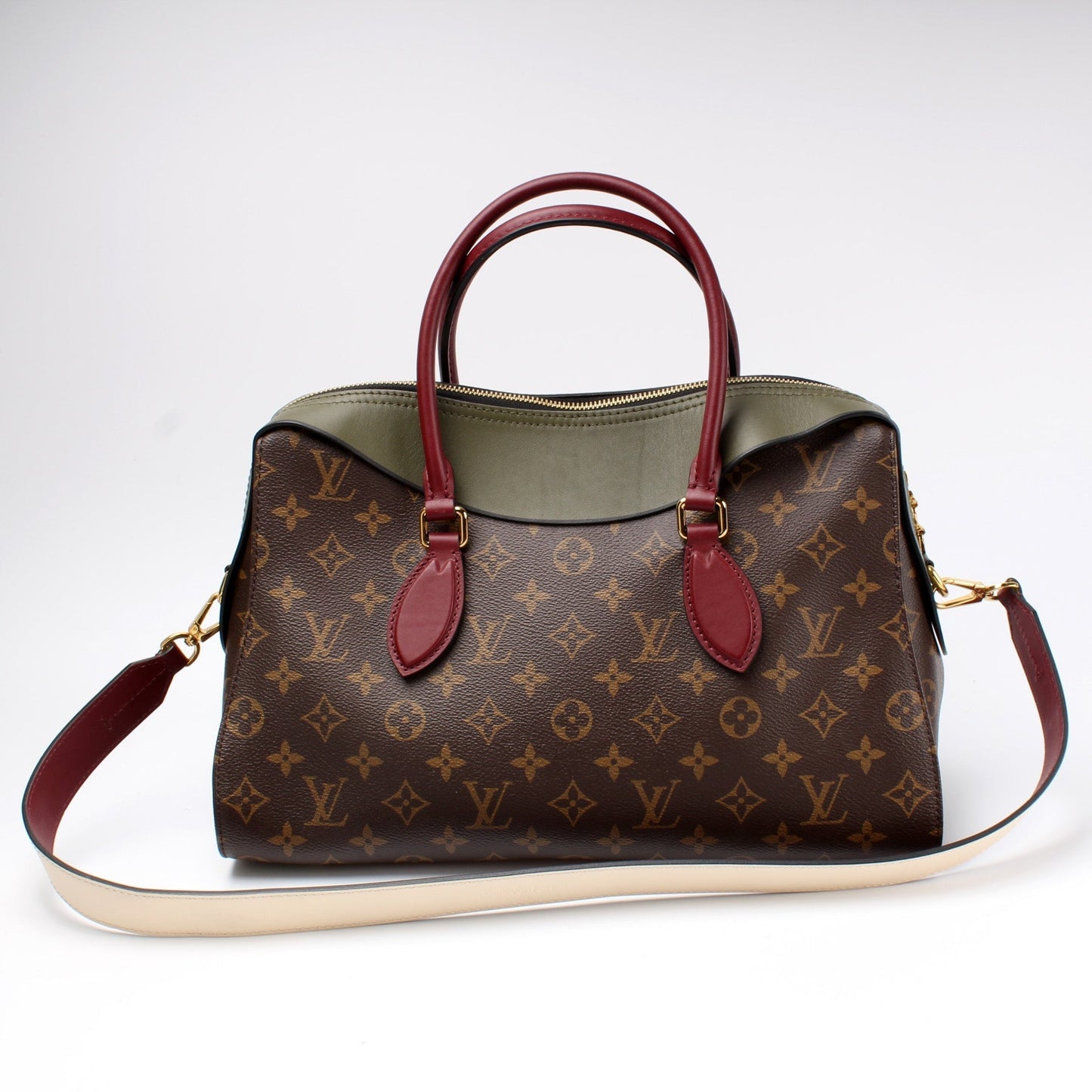 Louis Vuitton Tuileries Monogram Leather Handbag Leather 1