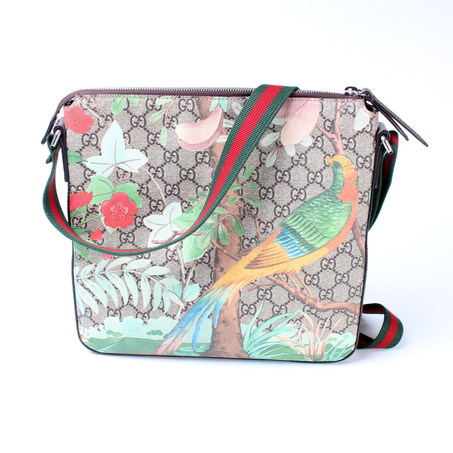 Gucci GG Supreme Tian Messenger Small Travel Bag