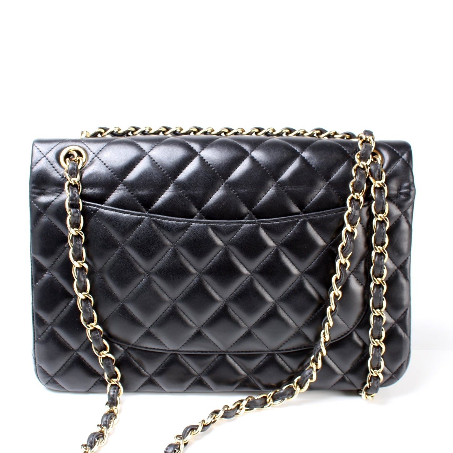 Chanel Classic Flap Jumbo Lambskin 15M Handbag