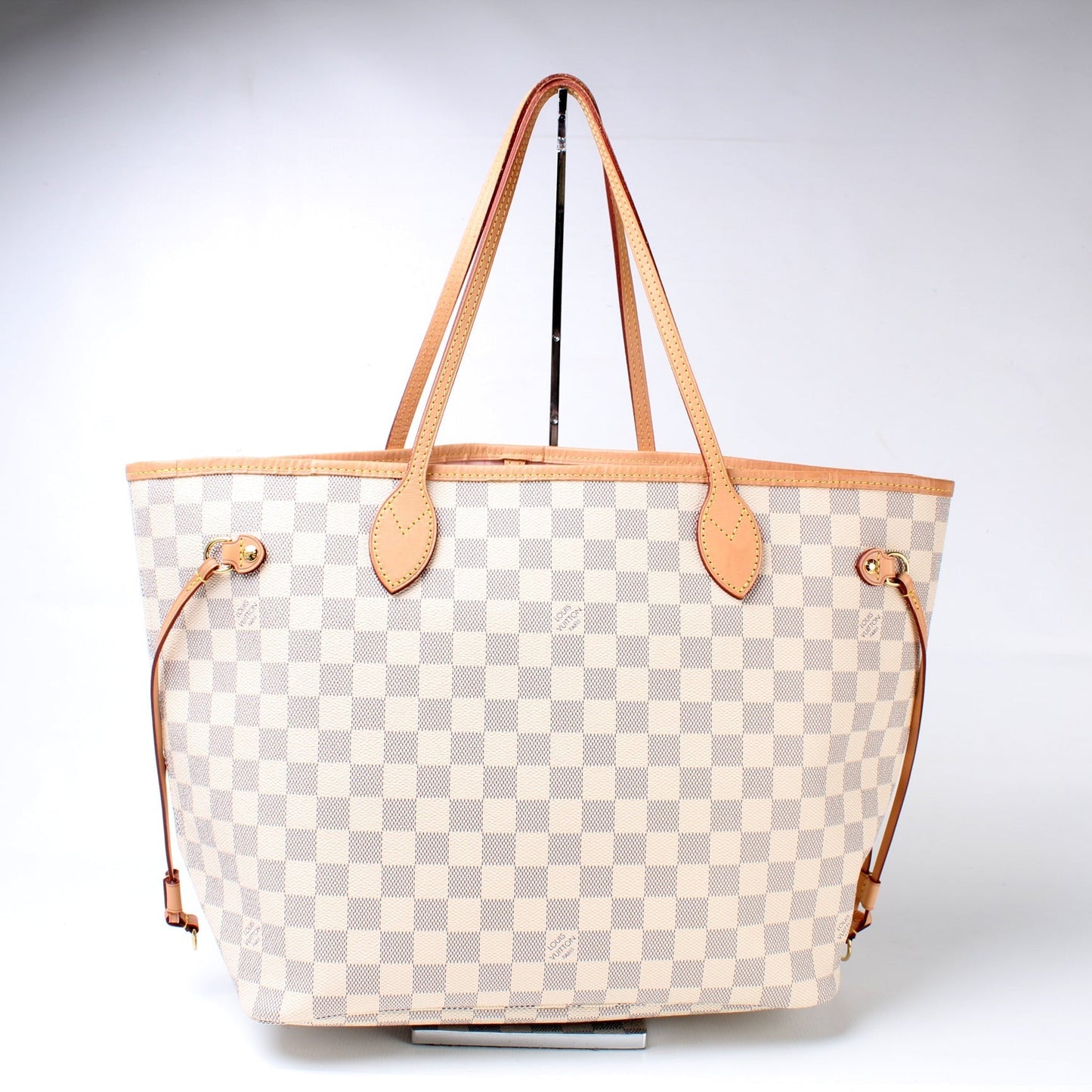 Louis Vuitton Neverfull MM Azur Damier Tote Bag Azur 84