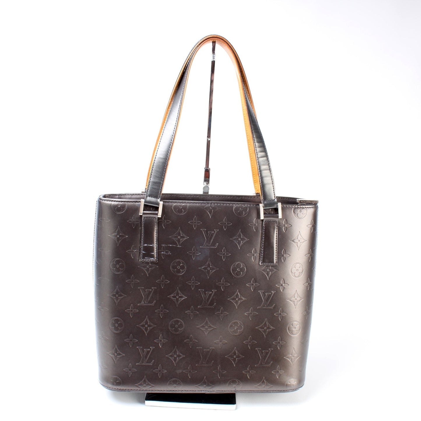Louis Vuitton Stockton Matte Monogram Leather Handbag Matte Leather