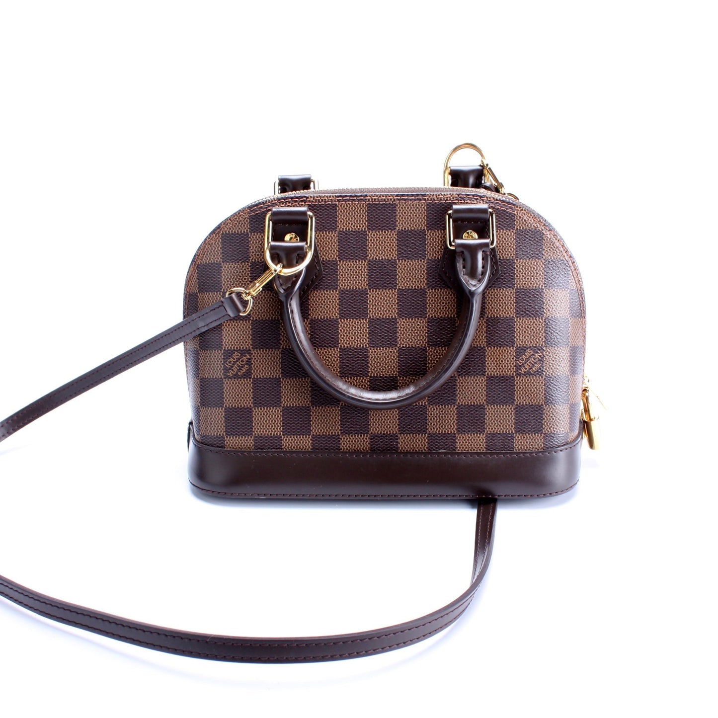 Louis Vuitton Alma BB Ebene Damier Handbag Ebene 5