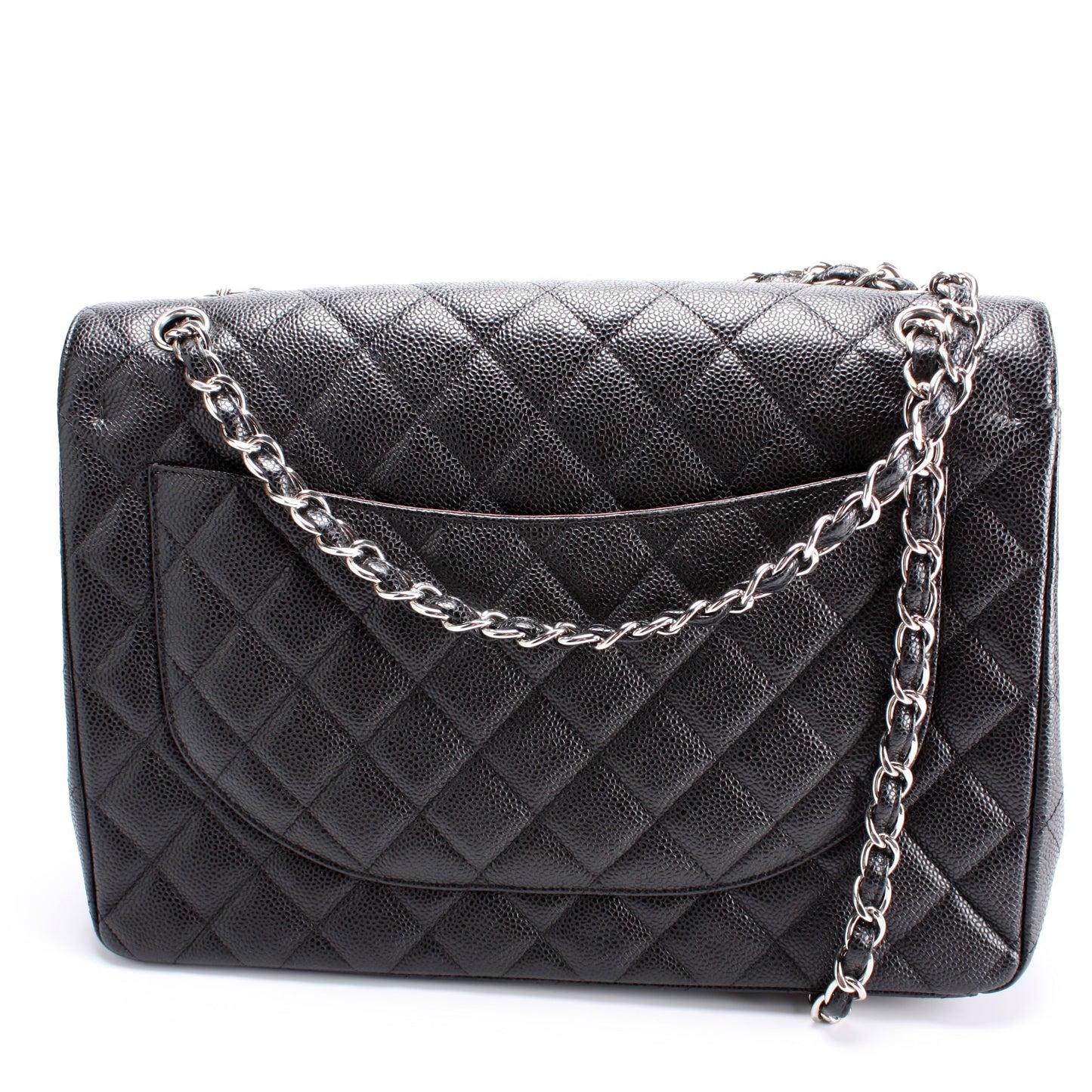 Chanel Classic Flap Maxi Caviar 17-20M Handbag