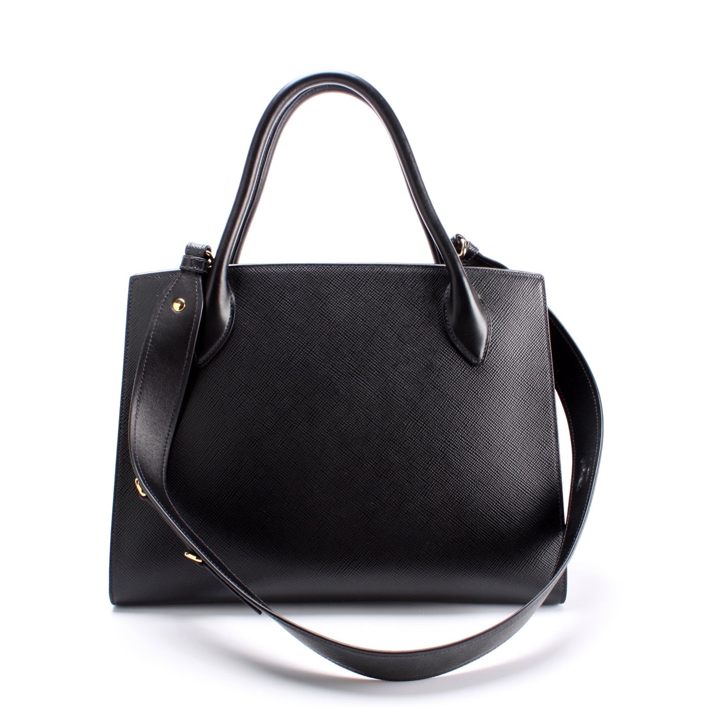 Prada Monochrome Saffiano Tote Bag Medium