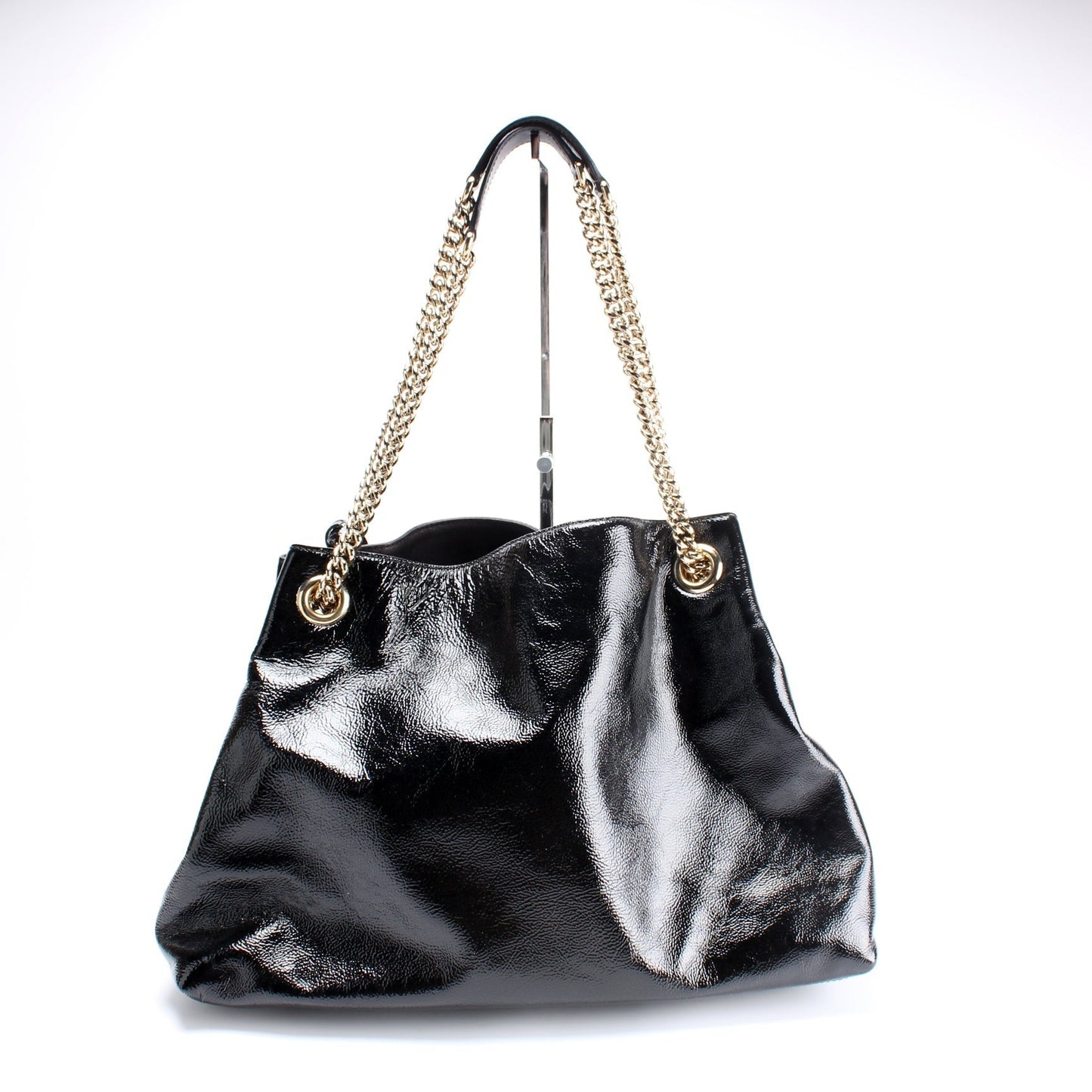 Gucci Soho Leather Patent Medium Shoulder Bag