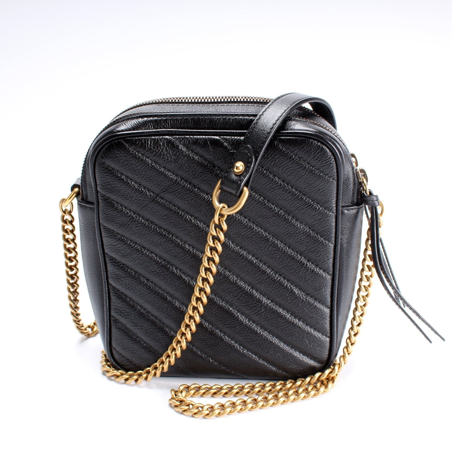 Gucci GG Marmont Double Zip Shoulder Bag