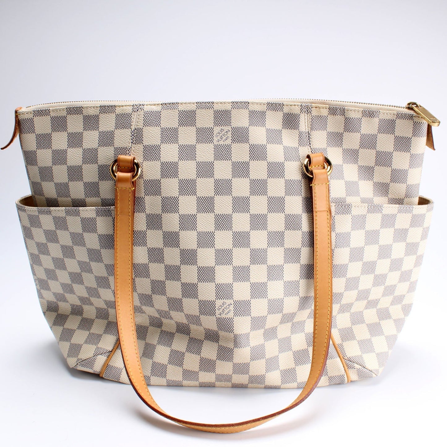 Louis Vuitton Totally Azur MM Damier Handbag Azur 10