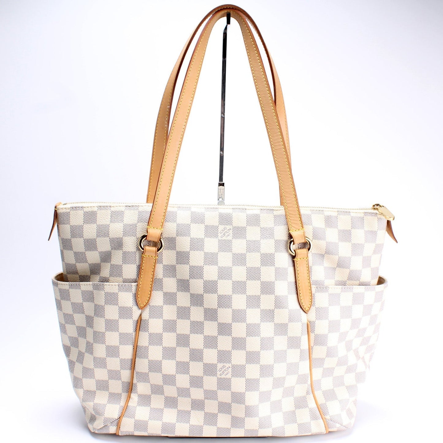 Louis Vuitton Totally Azur MM Damier Handbag Azur 7