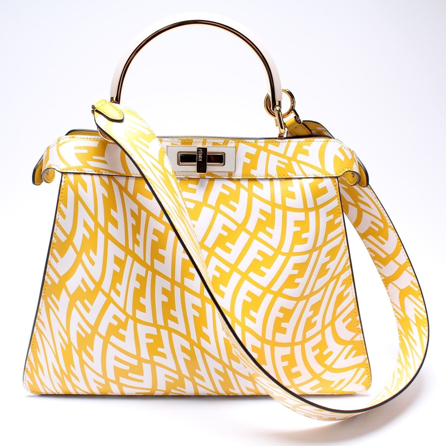 Fendi Peekaboo Ff Vertigo Bag Medium Travel Bag