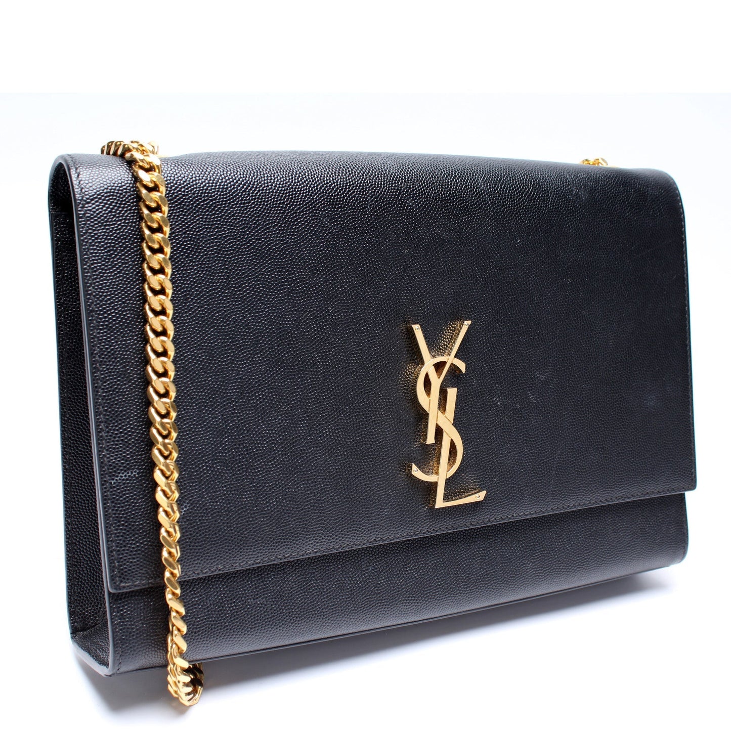 YSL Saint Laurent Kate Satchel Grain Bag Large Travel Bag