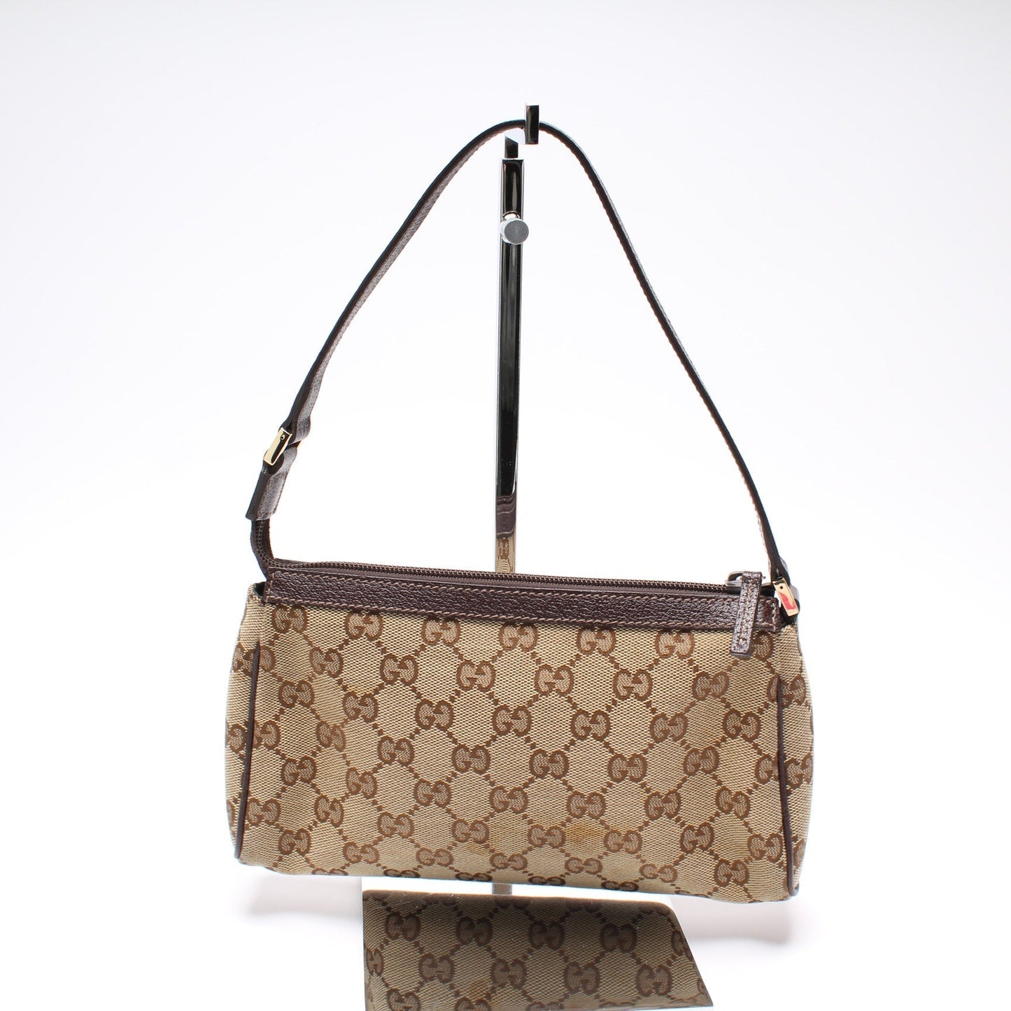 Gucci GG D Ring Cosmetic Canvas Jewelry Cosmetic Case