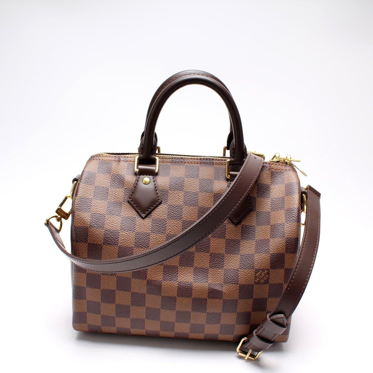 Louis Vuitton Speedy 25 Bandouliere Ebene Damier Handbag Ebene 1