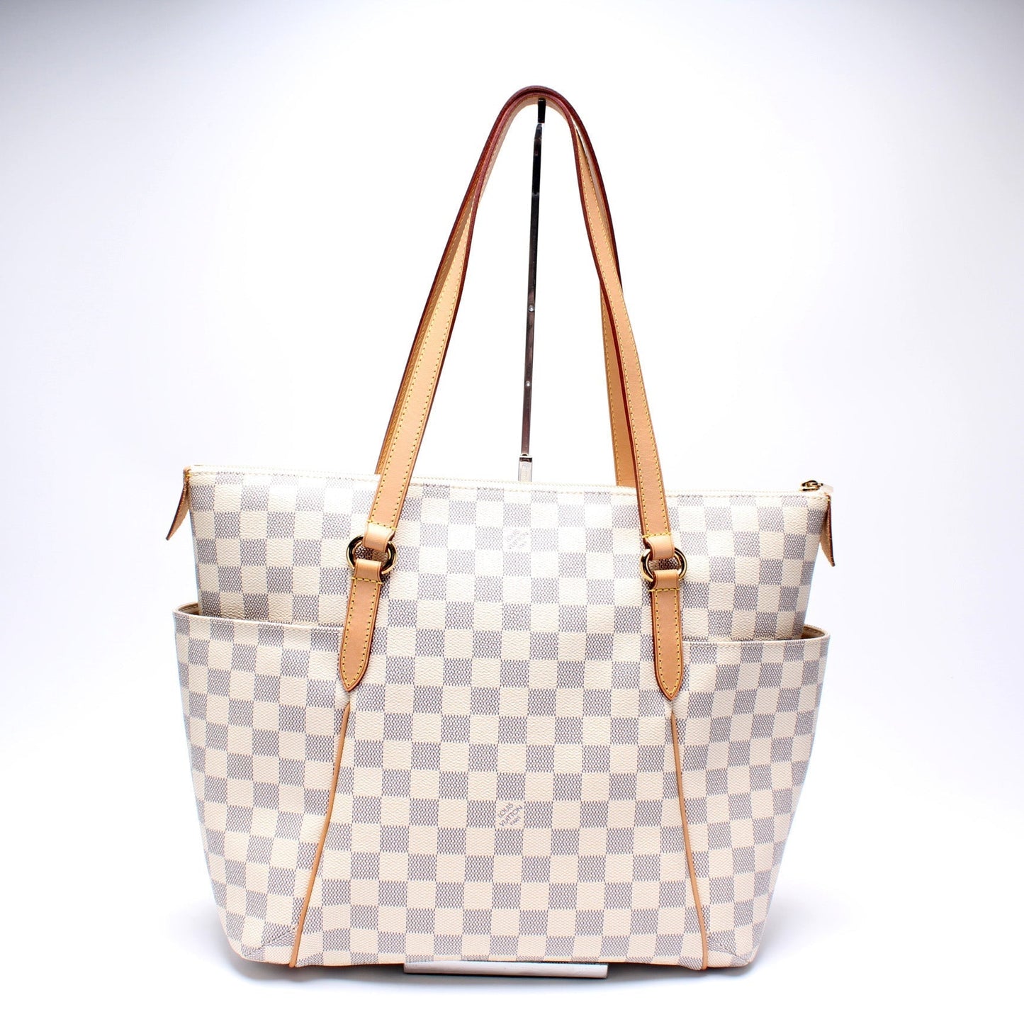 Louis Vuitton Totally Azur MM Damier Handbag Azur 12