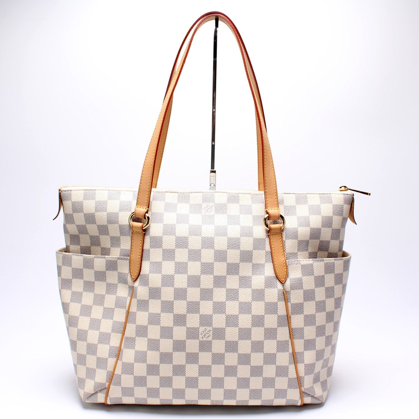 Louis Vuitton Totally Azur MM Damier Handbag Azur 9