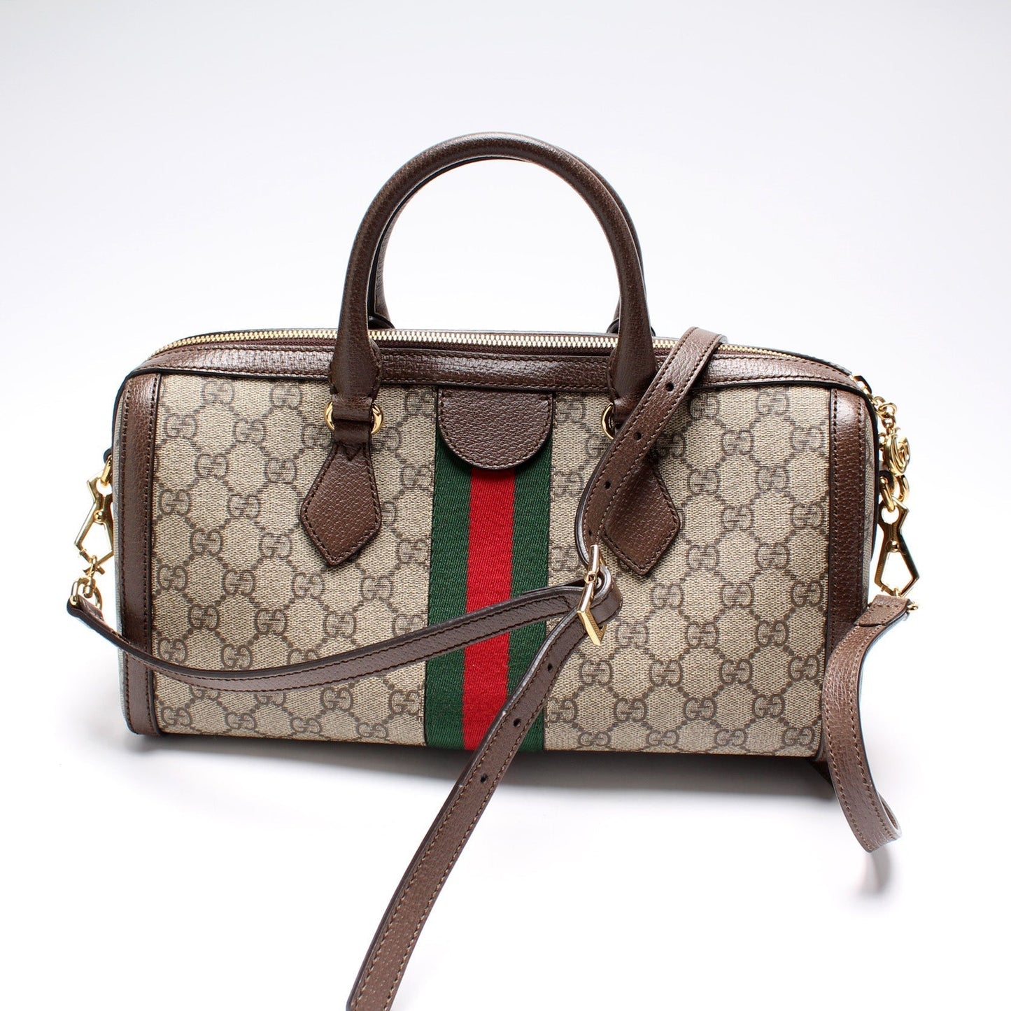 Gucci GG Supreme Ophidia Boston Medium Travel Bag Medium 1