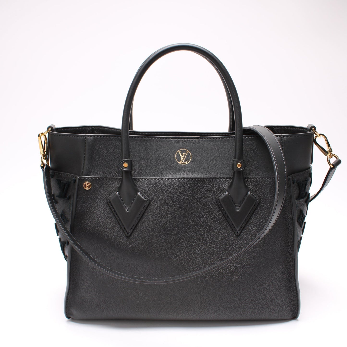 Louis Vuitton On My Side MM Calf Handbag