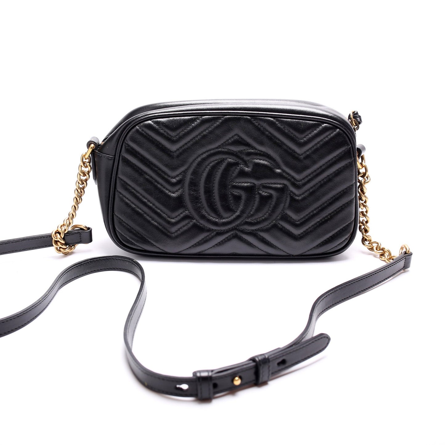 Gucci Marmont Camera Leather Small Crossbody Bag Camera 8