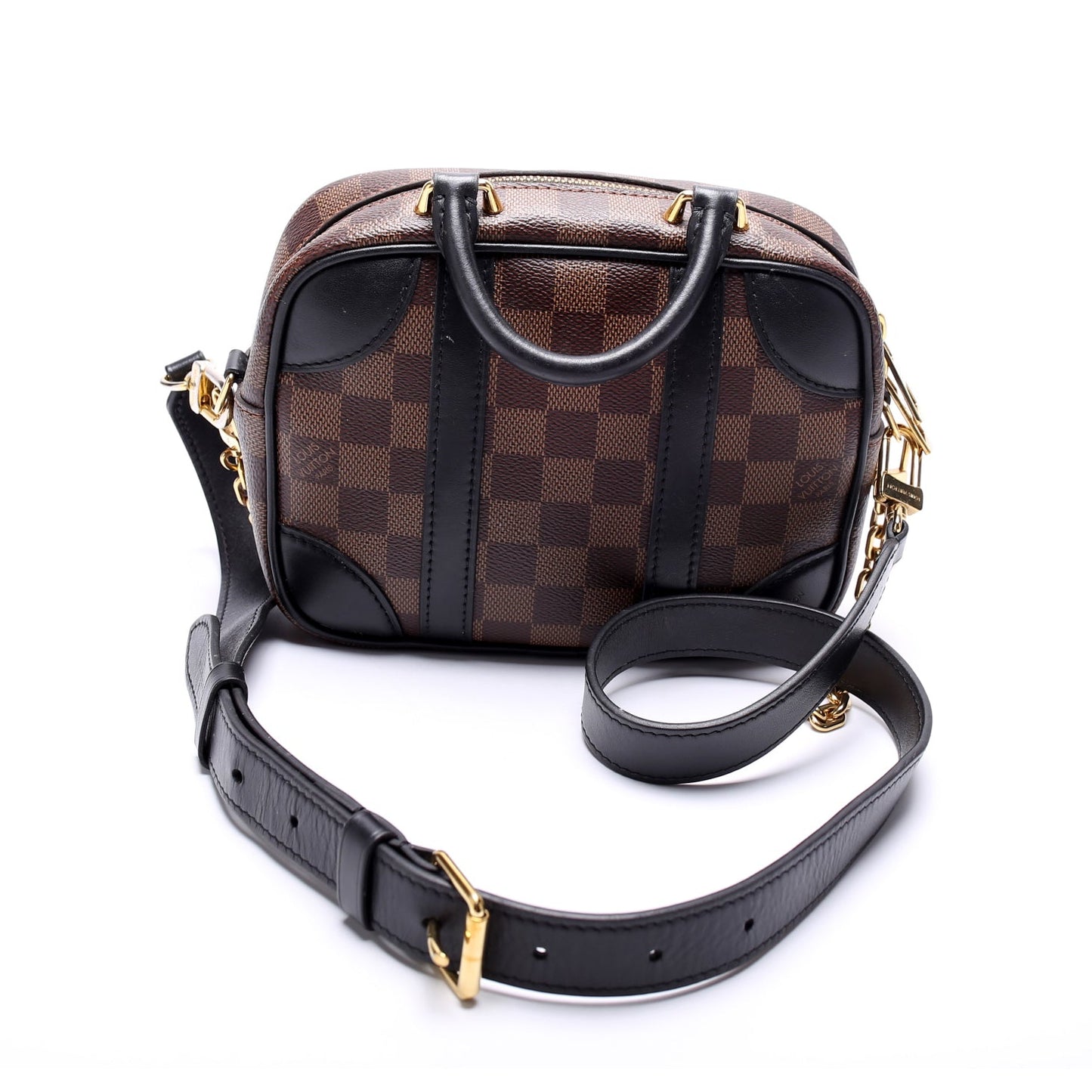 Louis Vuitton Valisette Souple BB Ebene Damier Handbag