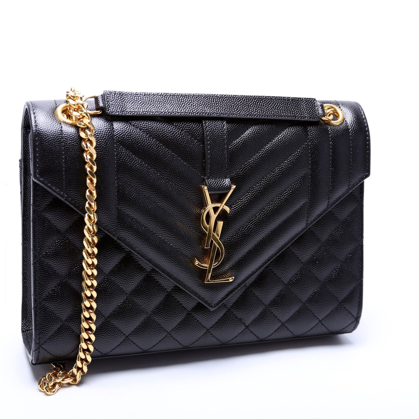 YSL Saint Laurent Envelope Bag Medium Chain Travel Bag