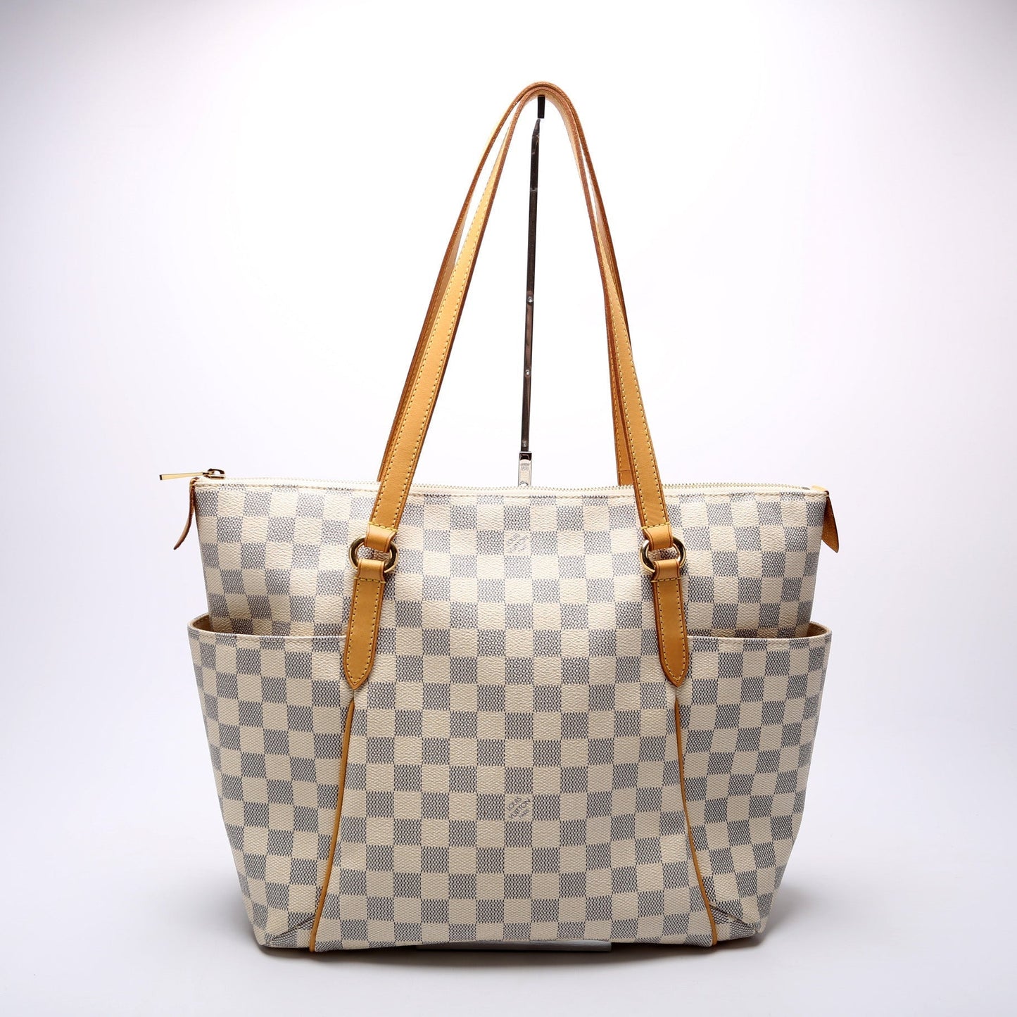 Louis Vuitton Totally Azur MM Damier Handbag Azur 15