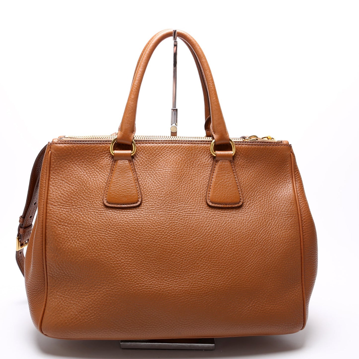 Prada Vitello Daino Double Zip Tote Bag