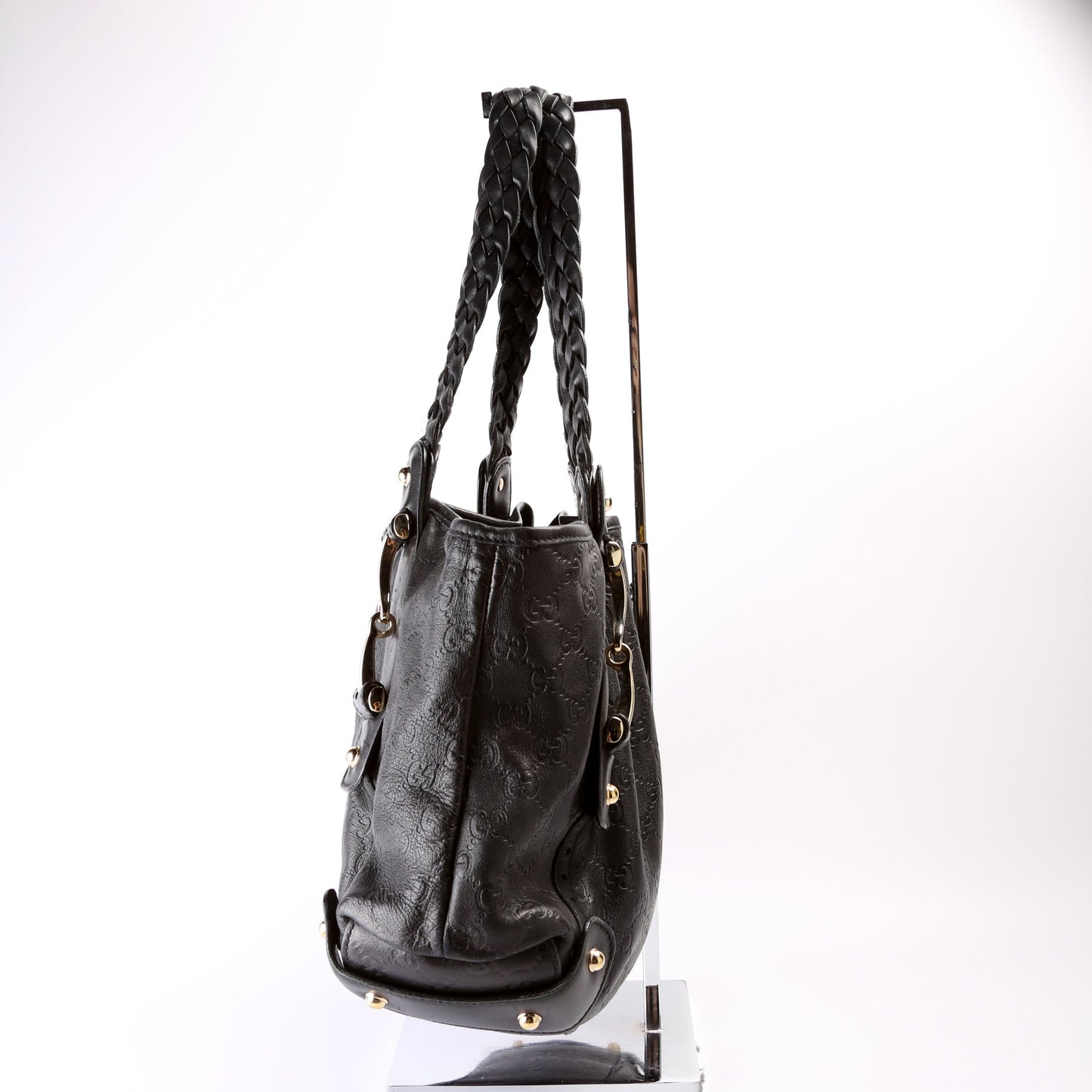 Gucci Pelham Leather Medium Tote Bag