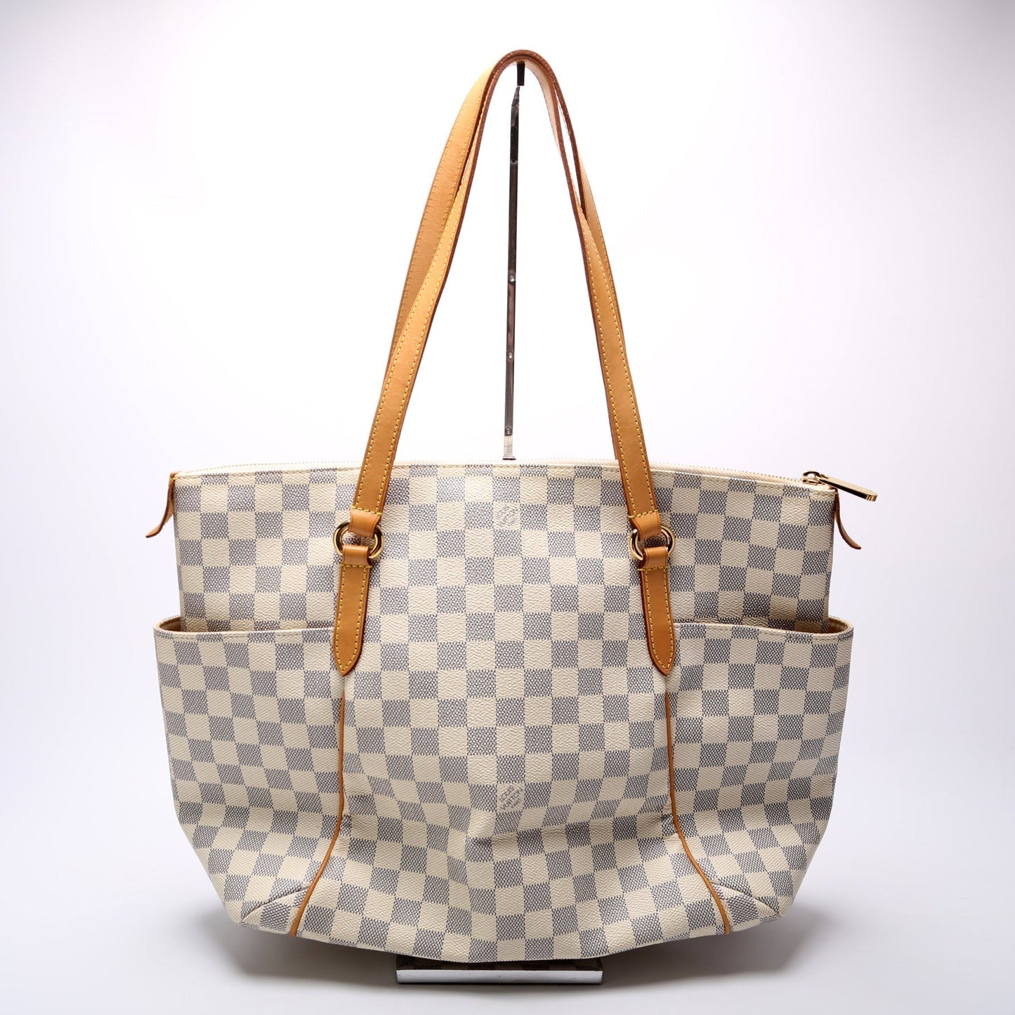 Louis Vuitton Totally Azur MM Damier Handbag Azur 19