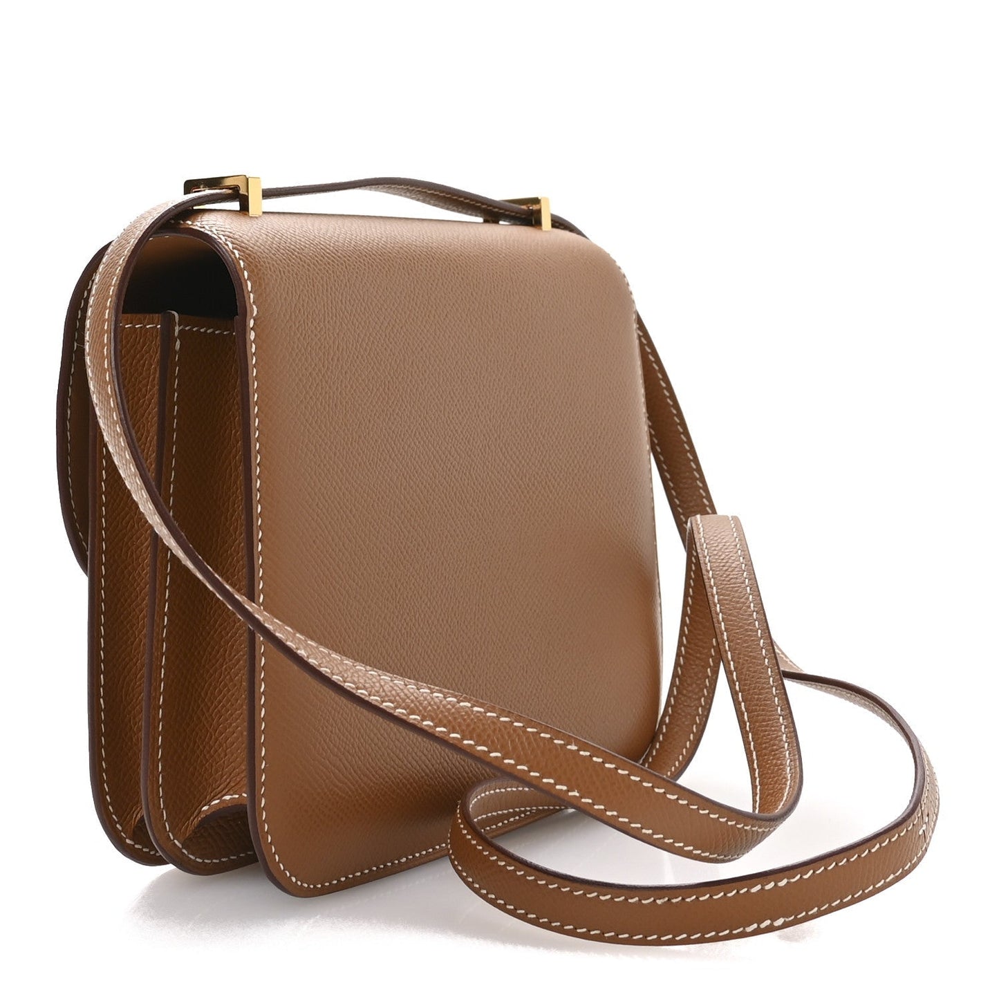 Hermes Epsom Constance Handbag Gold Travel Bag