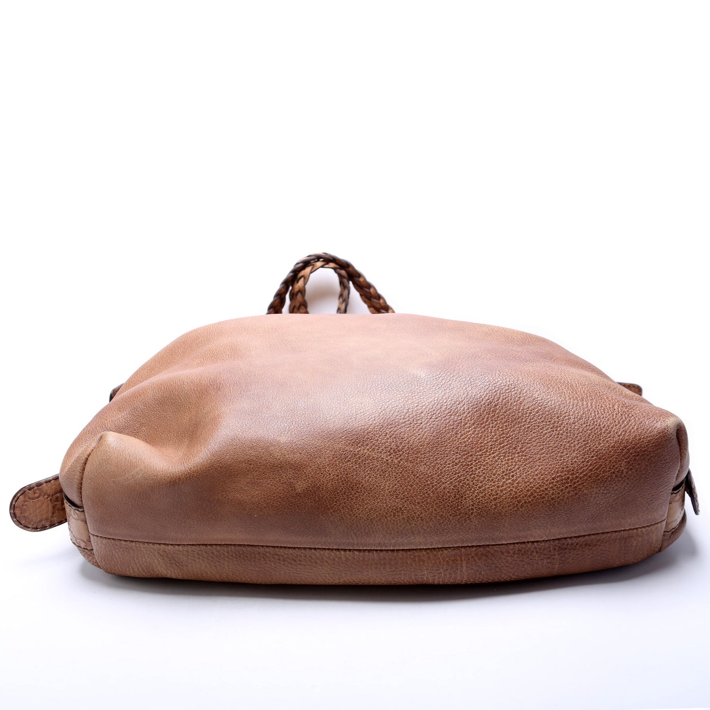 Gucci Bamboo Car Leather Large Shoulder Bag