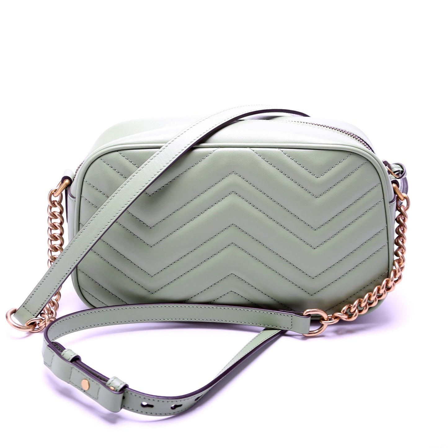 Gucci Marmont Camera Leather Small Crossbody Bag