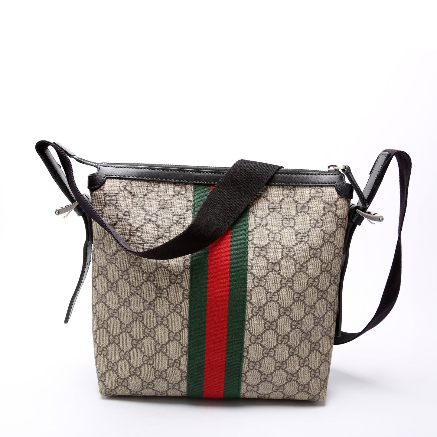 Gucci GG Supreme Web Messenger Travel Bag Messenger 2