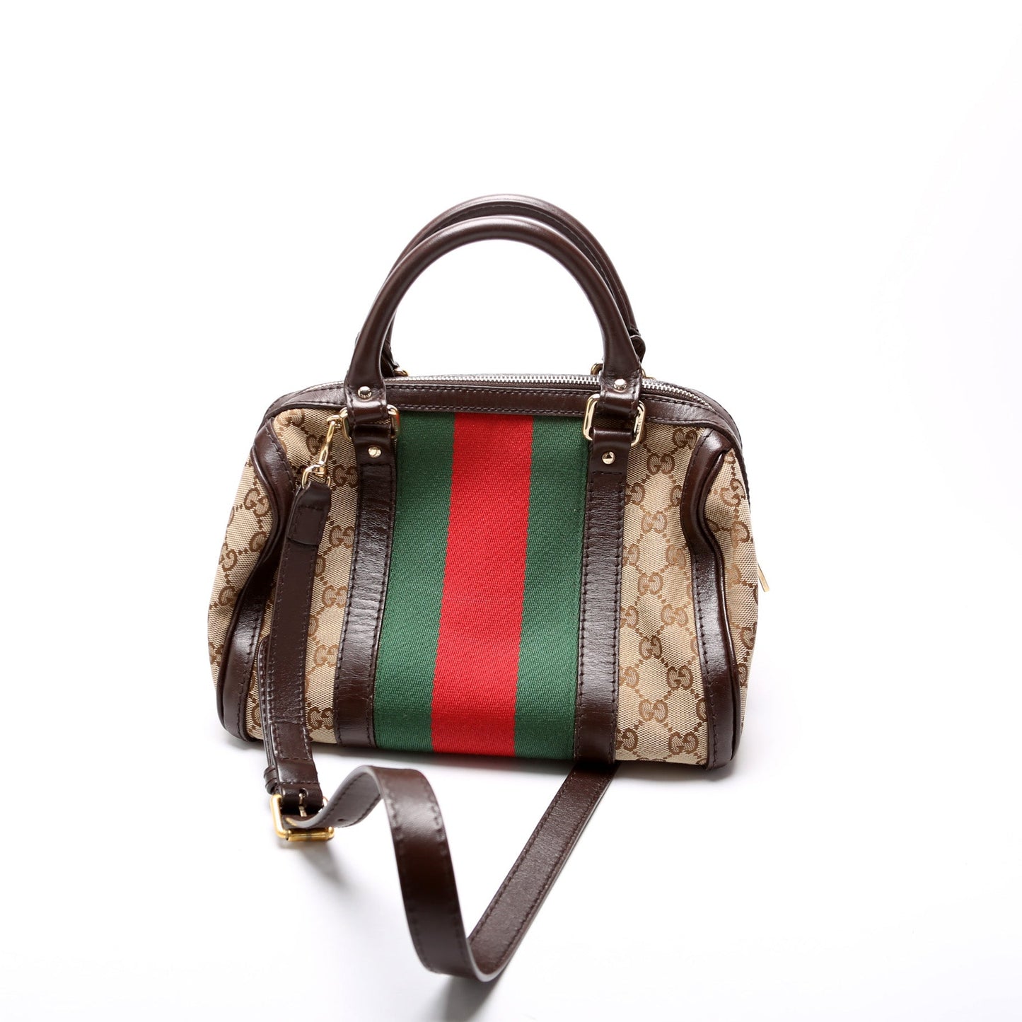 Gucci GG Boston Canvas Small Travel Bag