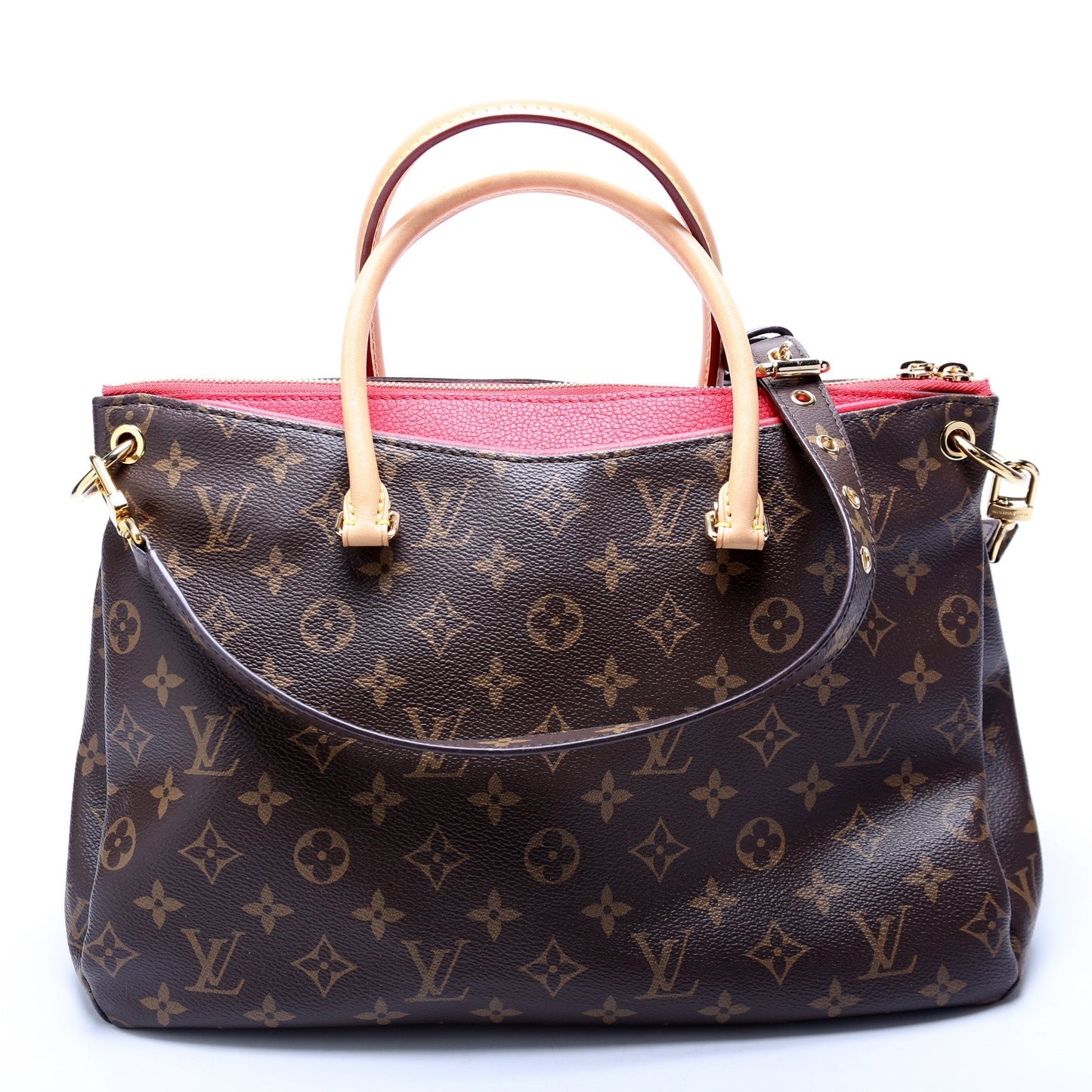 Louis Vuitton Pallas Side Monogram Canvas Tote Bag Side 6