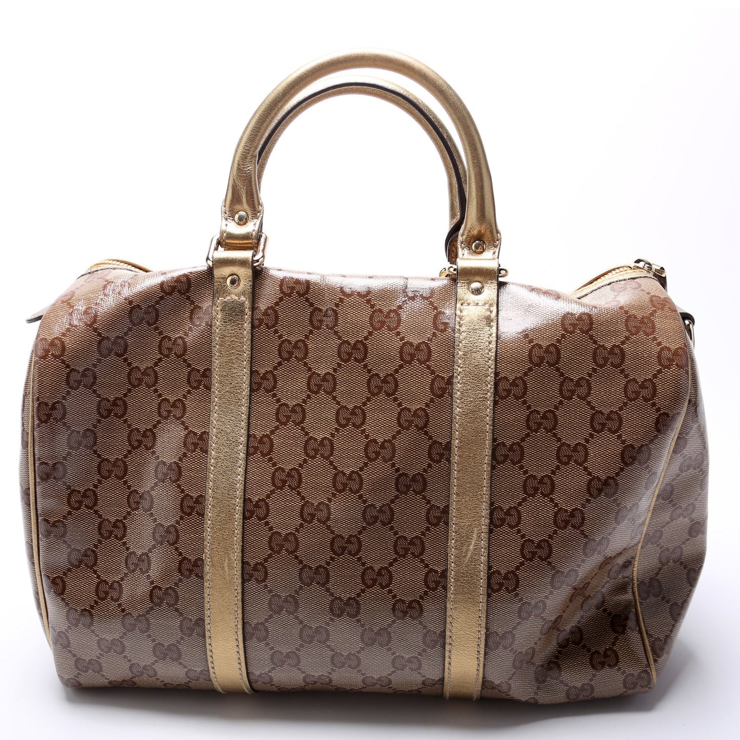 Gucci GG Crystal Boston Travel Bag