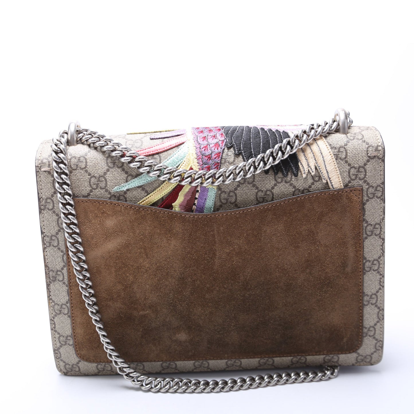 Gucci Dionysus GG Bird Embroidered Medium Shoulder Bag